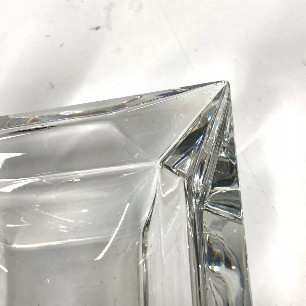 Bvlgari Rosenthal Rosenthal Logo Ashtray Interior Ashtray Glass Clear View 3